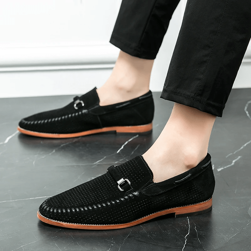 Firenze Suede Loafers - Luxoria