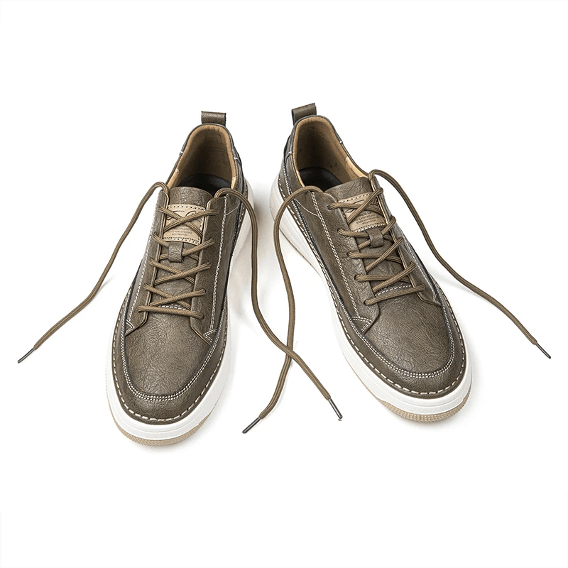 Classic Leather Sneakers - Luxoria