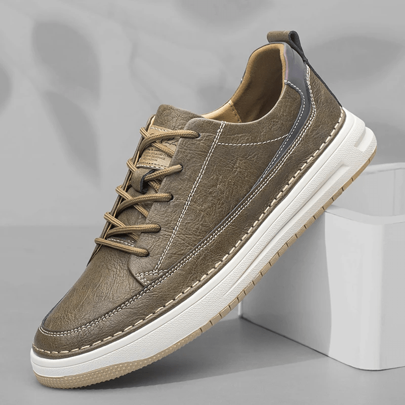 Classic Leather Sneakers - Luxoria