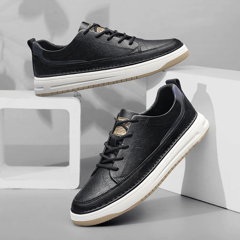 Classic Leather Sneakers - Luxoria