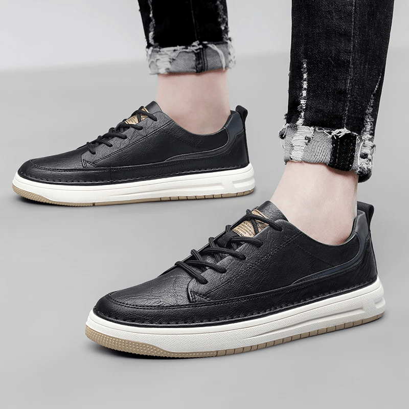 Classic Leather Sneakers - Luxoria