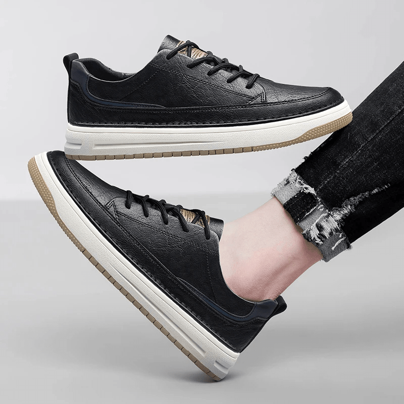 Classic Leather Sneakers - Luxoria