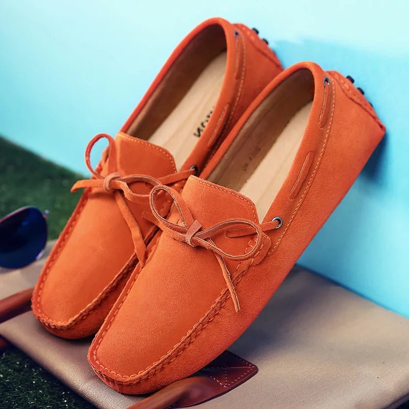 Casual Suede Summer Loafers - Luxoria