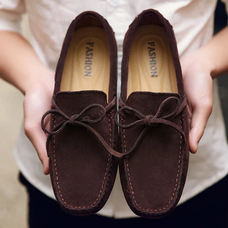 Casual Suede Summer Loafers - Luxoria