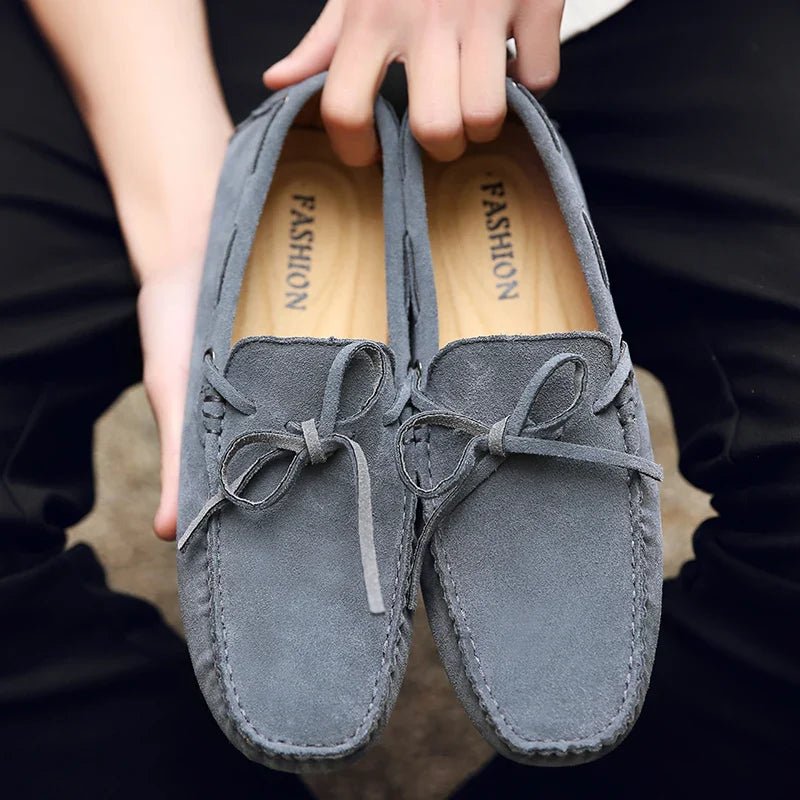 Casual Suede Summer Loafers - Luxoria