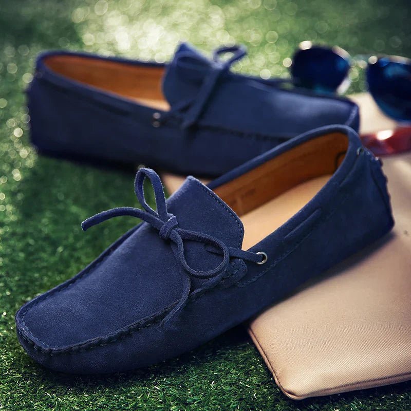Casual Suede Summer Loafers - Luxoria