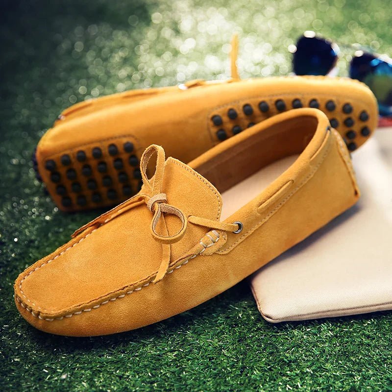 Casual Suede Summer Loafers - Luxoria
