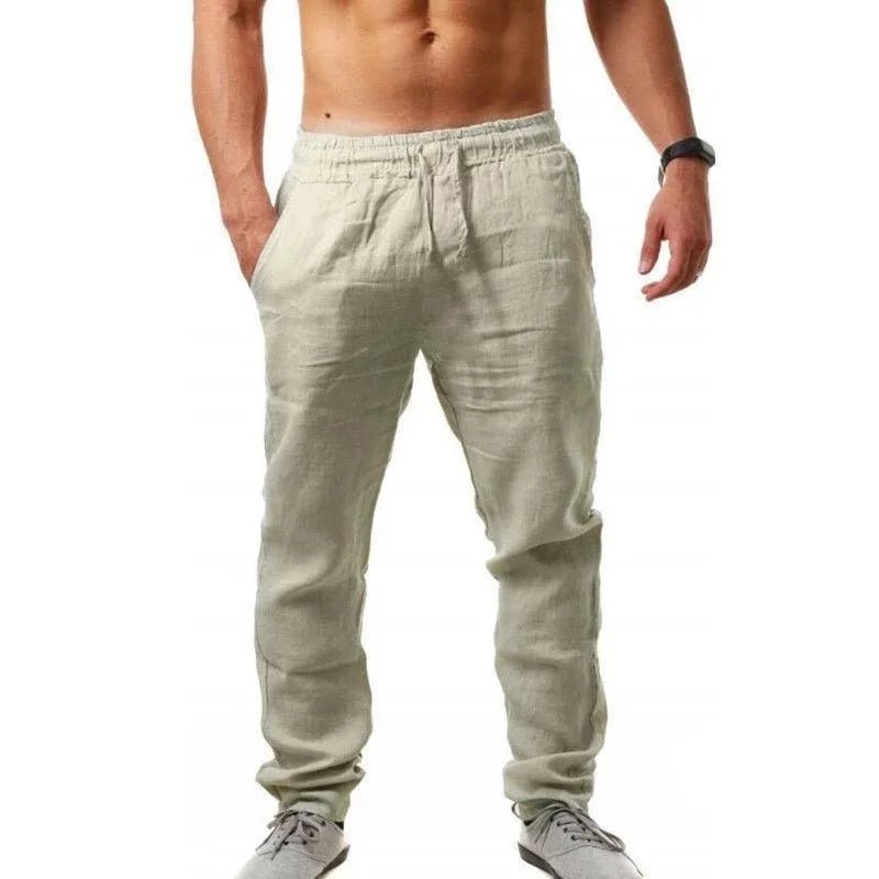 Breathable Linen Pants - Luxoria