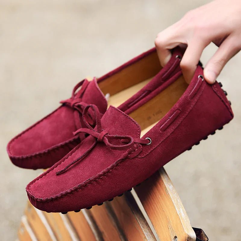 Casual Suede Summer Loafers - Luxoria