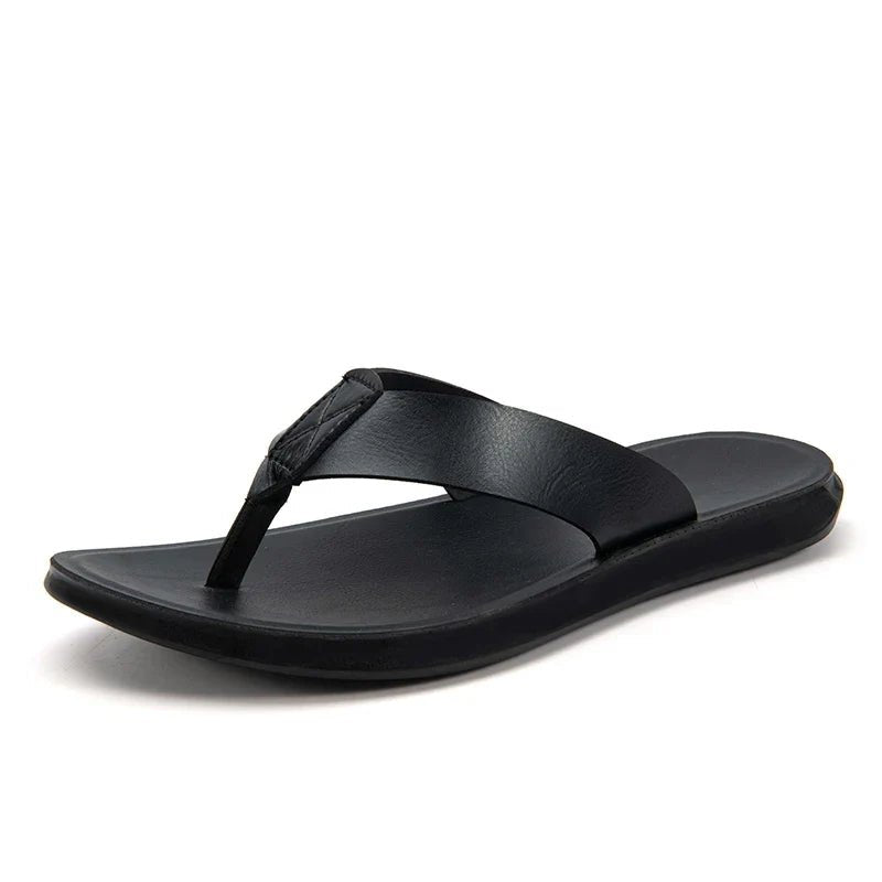Casual Leather Sandals - Luxoria