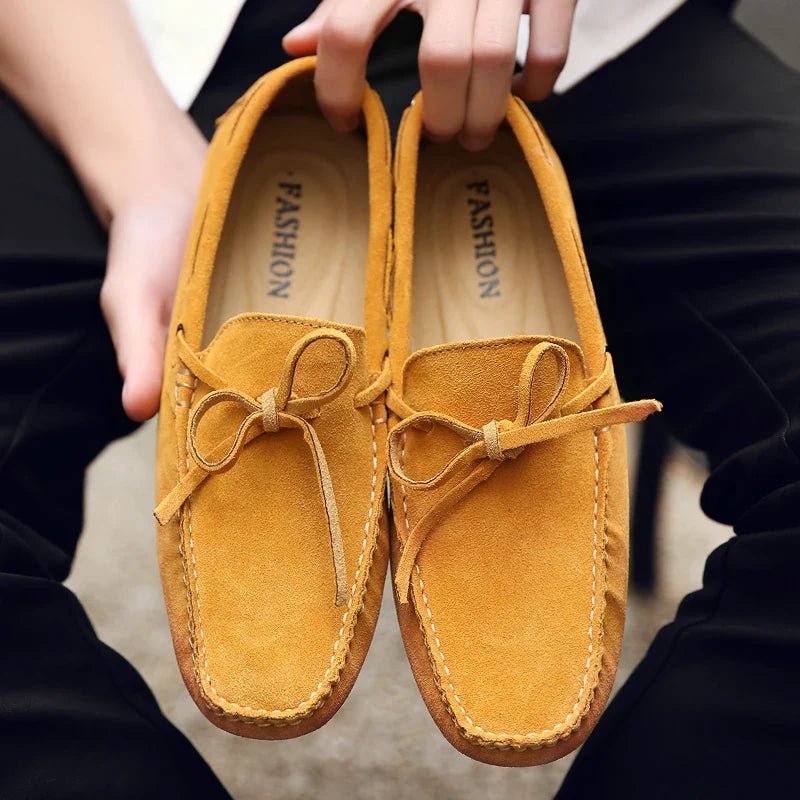 Casual Suede Summer Loafers - Luxoria