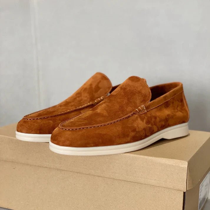 Chic Suede Loafers - Luxoria