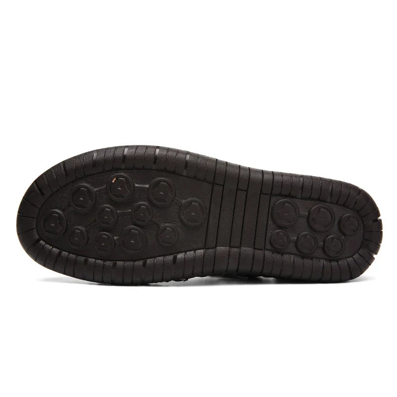 Classic Leather Sandals - Luxoria