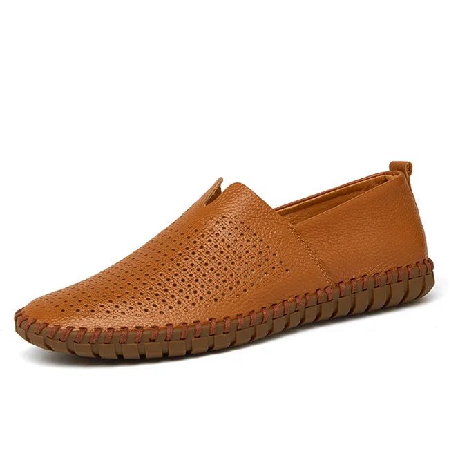 Mykonos Leather Loafers - Luxoria