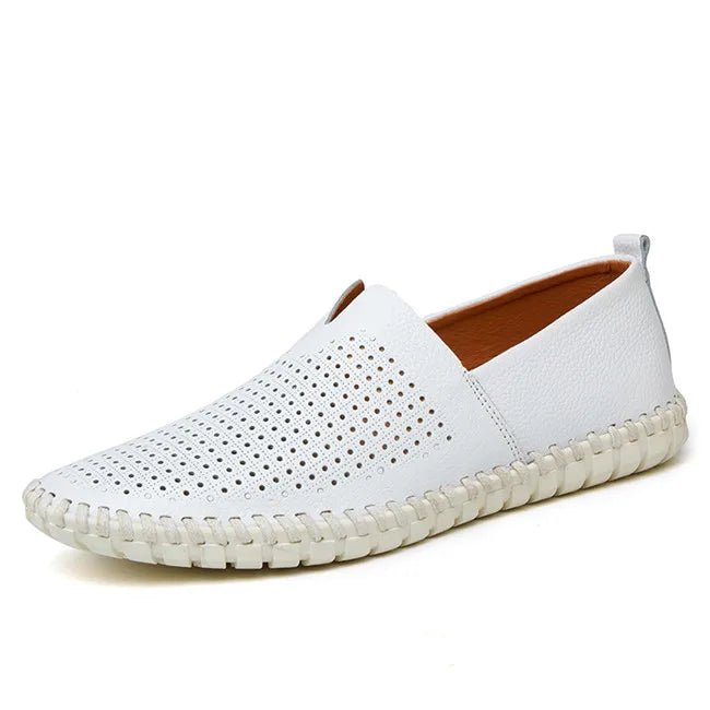 Mykonos Leather Loafers - Luxoria