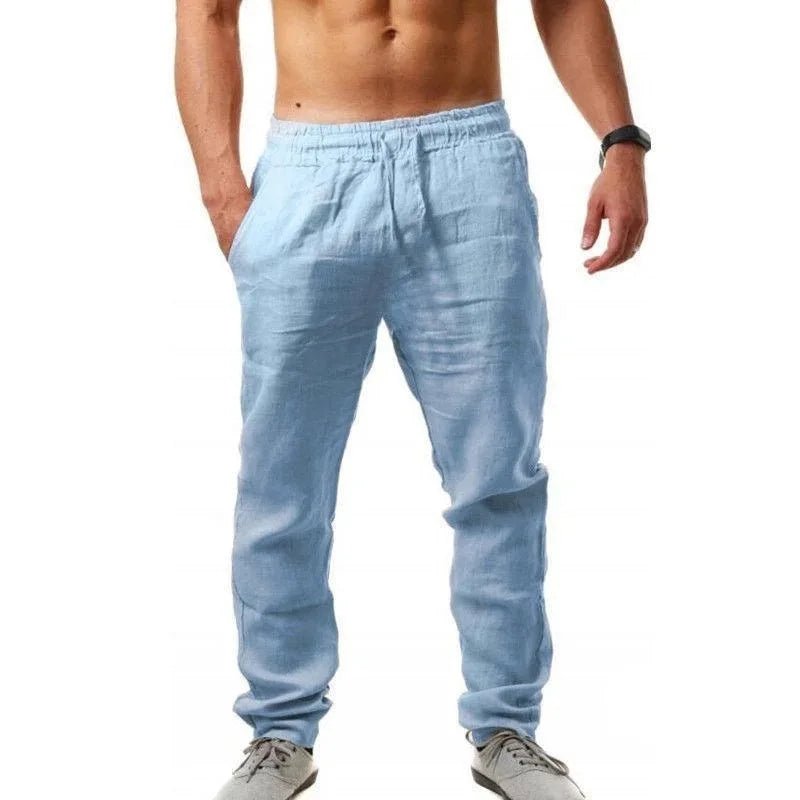 Breathable Linen Pants - Luxoria
