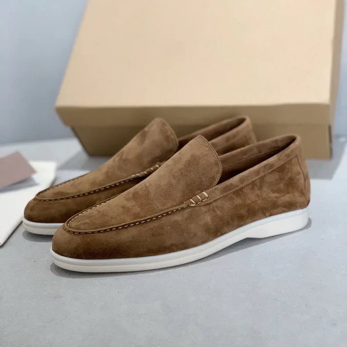 Chic Suede Loafers - Luxoria