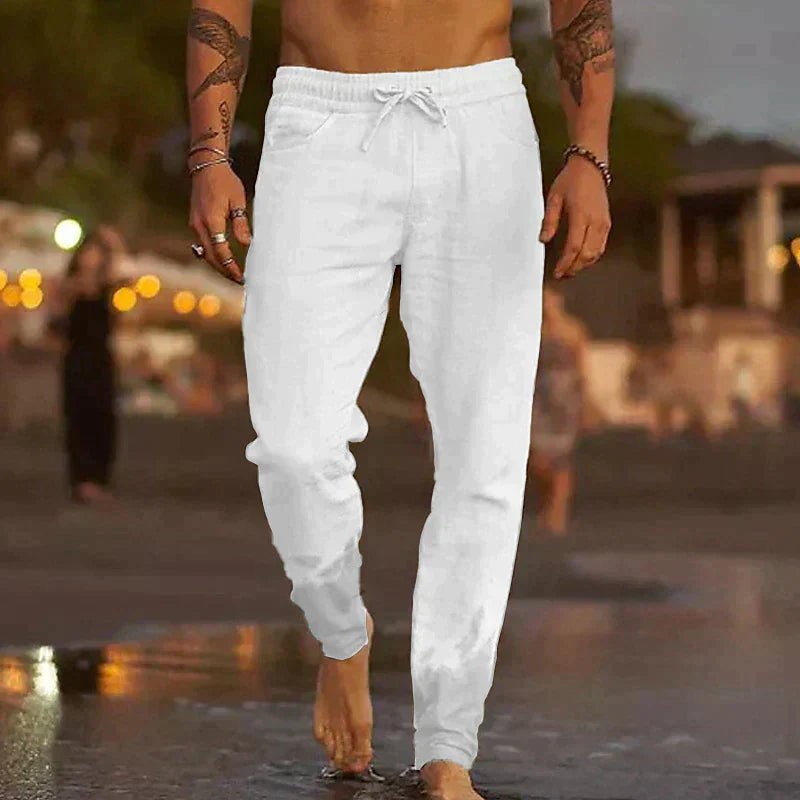 Linen Beach Pants - Luxoria