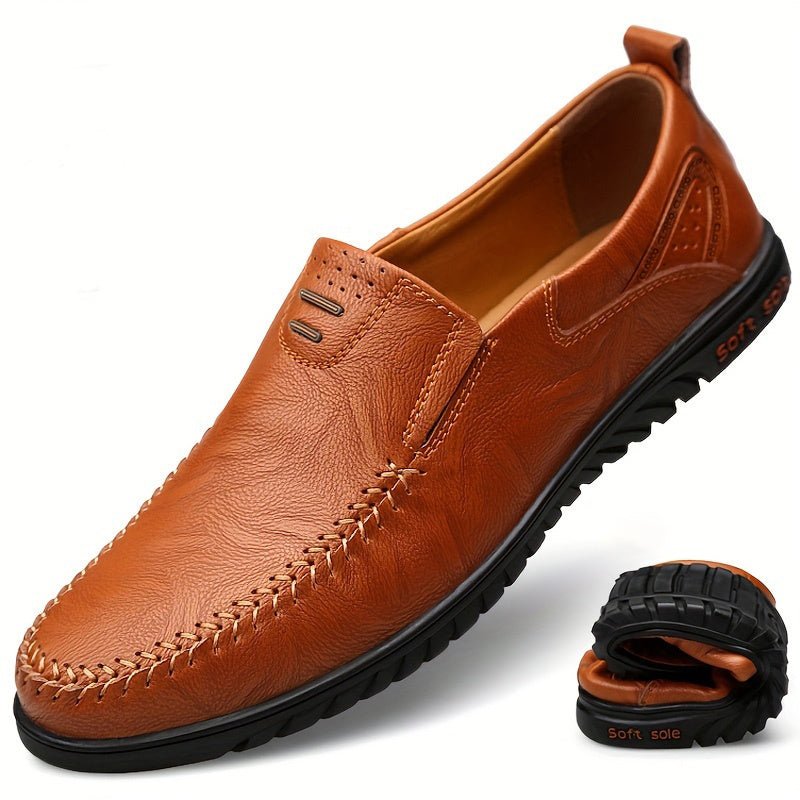 Elegant Leather Loafers - Luxoria