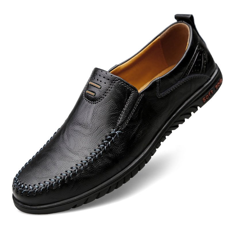 Elegant Leather Loafers - Luxoria