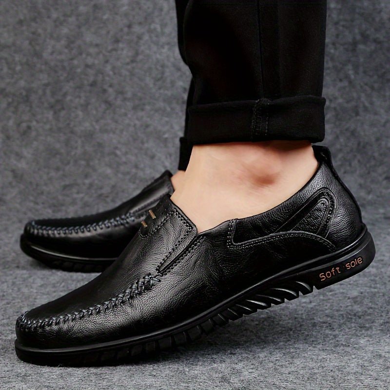 Elegant Leather Loafers - Luxoria