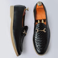 Chic Leather Men's Loafers - Luxoria