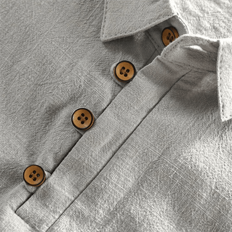 San Julian Linen Polo Shirt - Luxoria