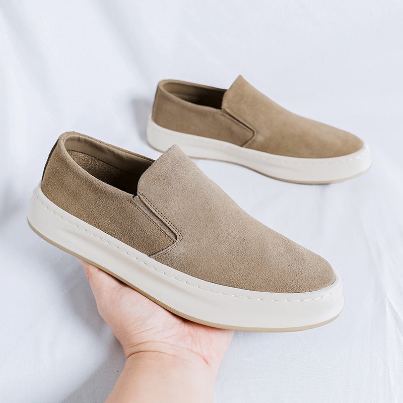 Comfortable Suede Loafers - Luxoria