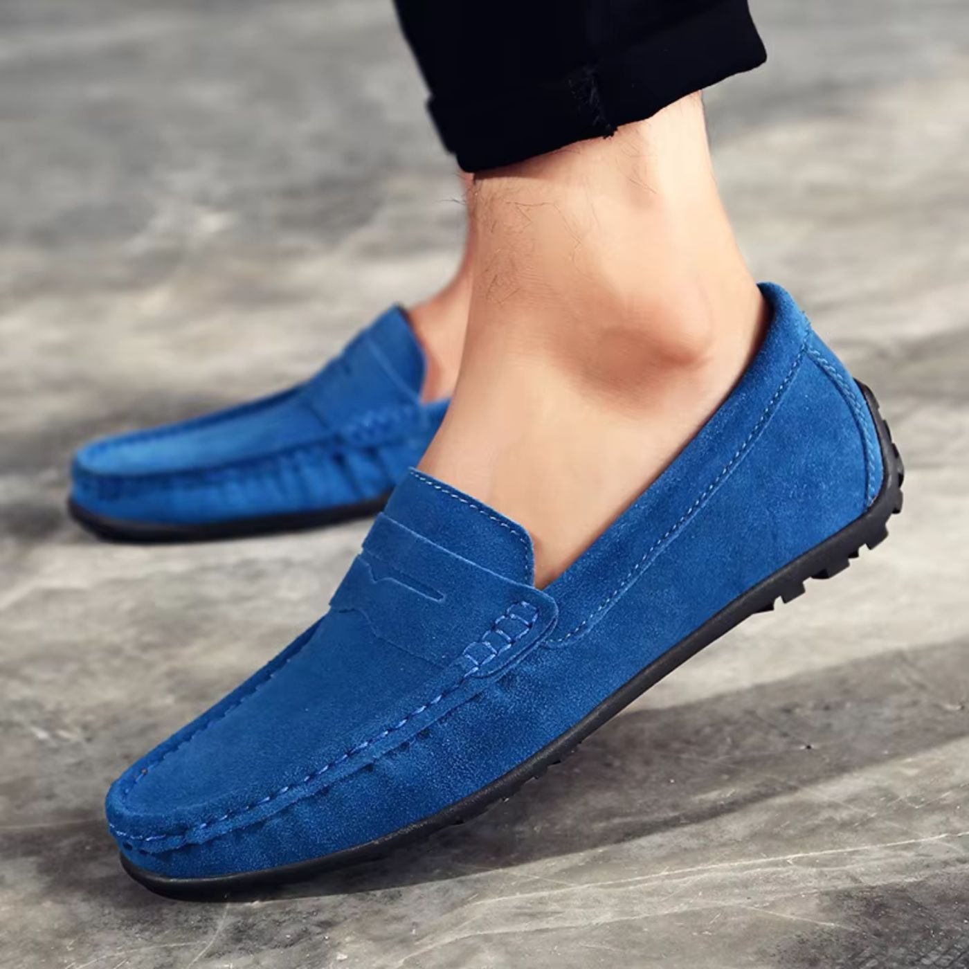 Soft Suede Loafers - Luxoria