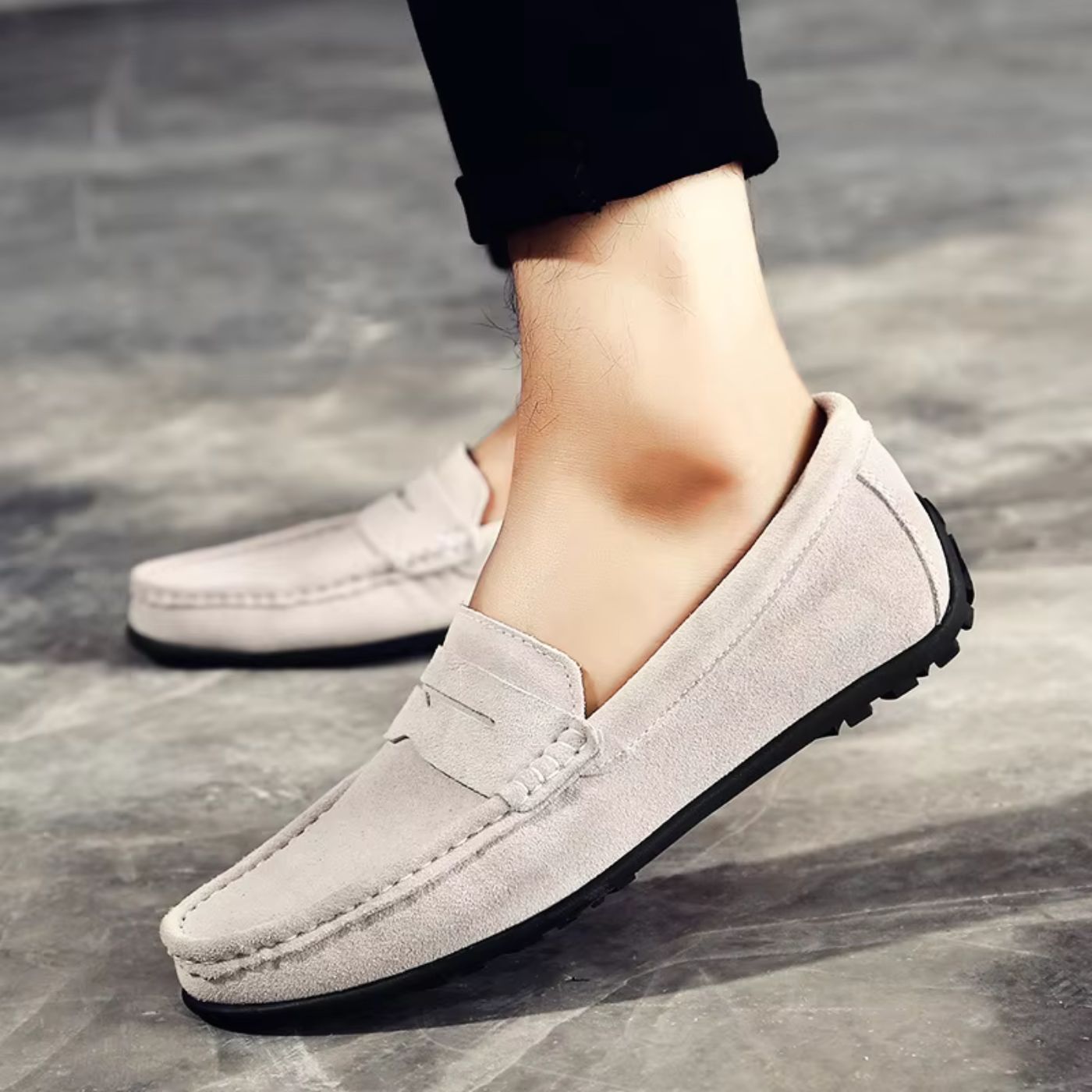Soft Suede Loafers - Luxoria