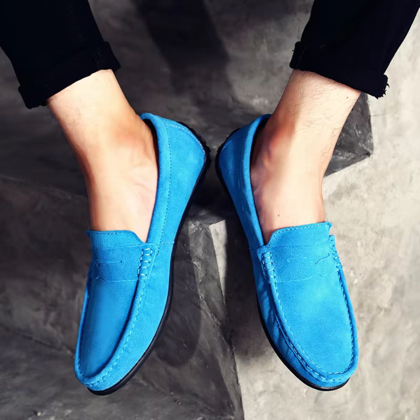 Soft Suede Loafers - Luxoria
