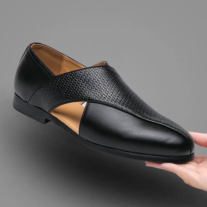 Vintage Leather Loafers - Luxoria