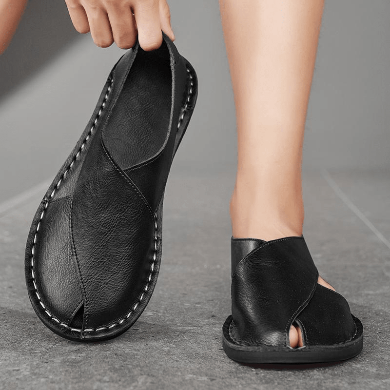 Premium Leather Sandals - Luxoria