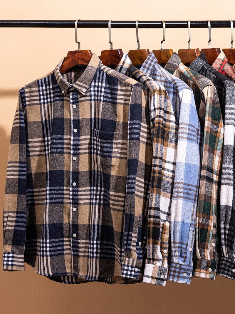 Givalli - Cotton Plaid Shirt - Luxoria