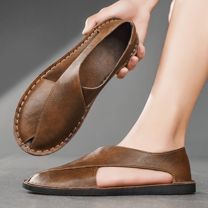 Premium Leather Sandals - Luxoria