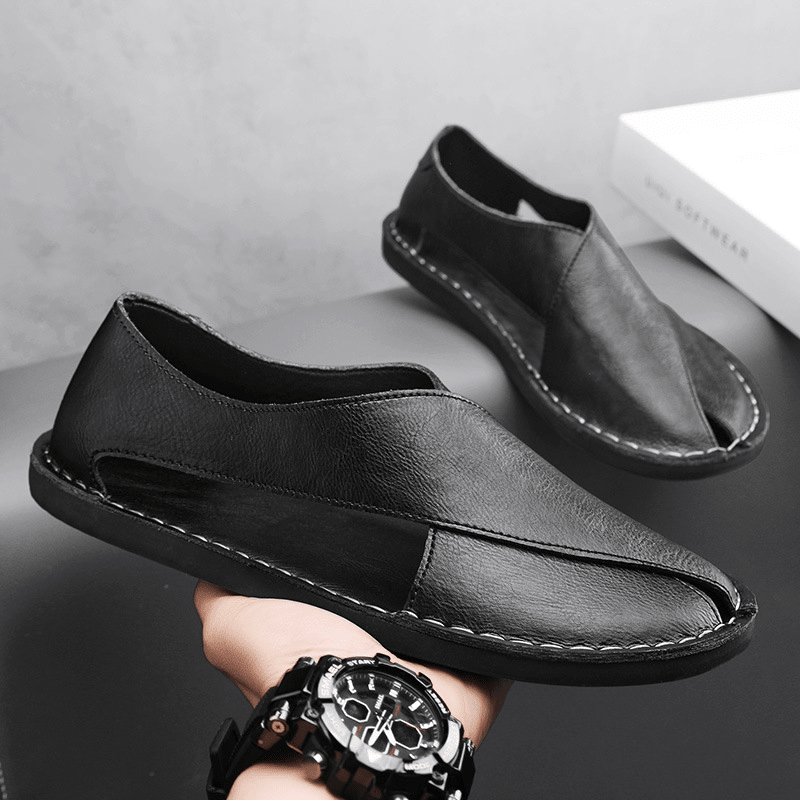 Premium Leather Sandals - Luxoria