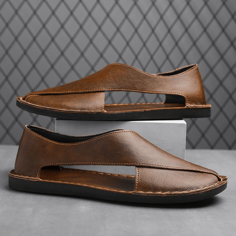 Premium Leather Sandals - Luxoria