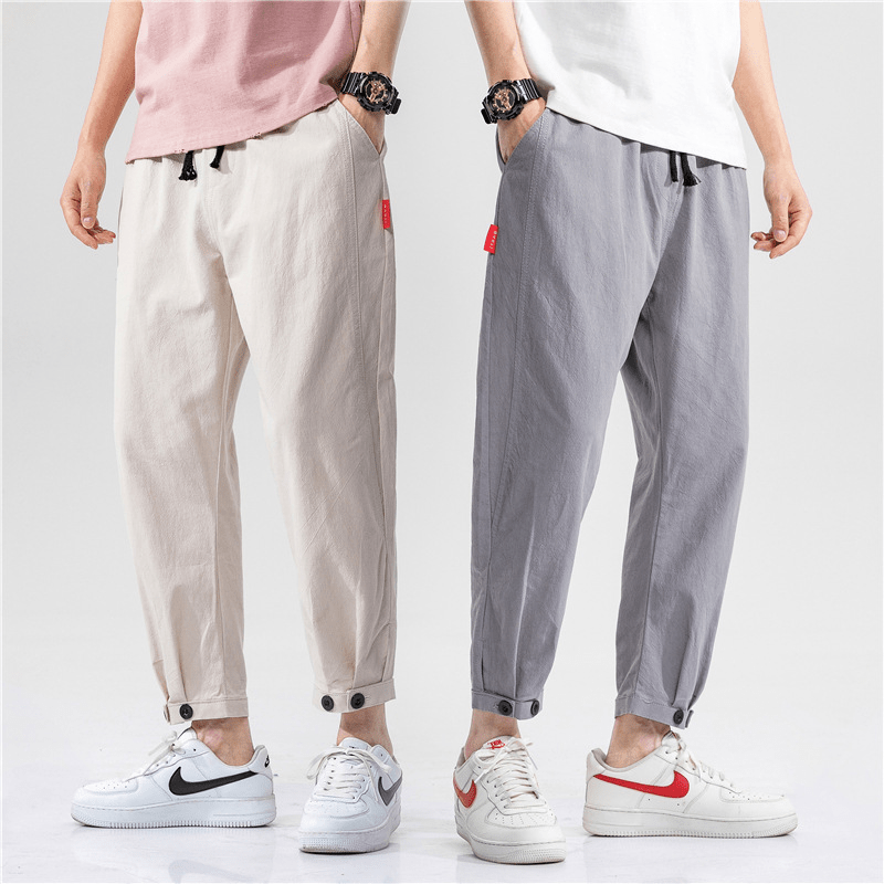 Elegant Linen Pants - Luxoria