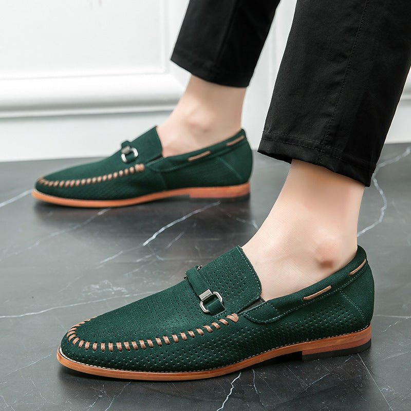 Chic Leather Loafers - Luxoria
