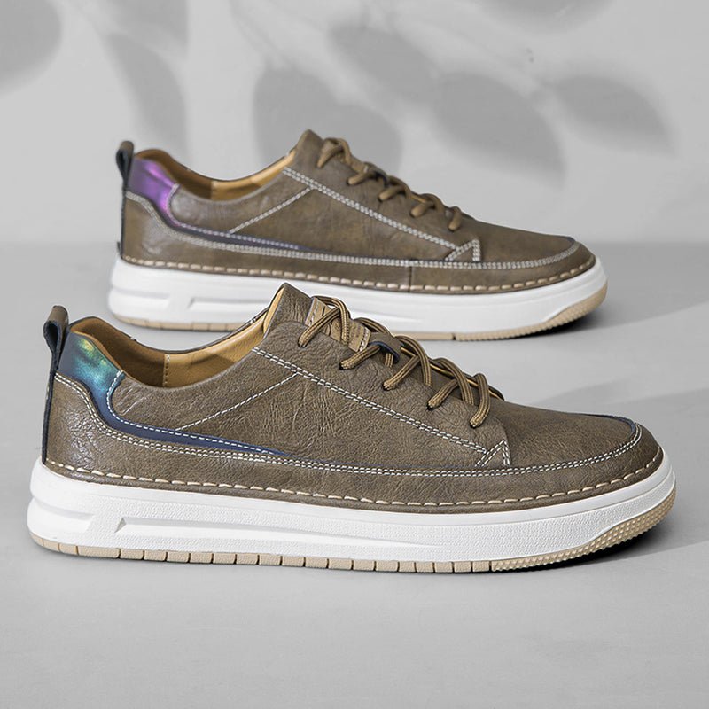 Classic Leather Sneakers - Luxoria