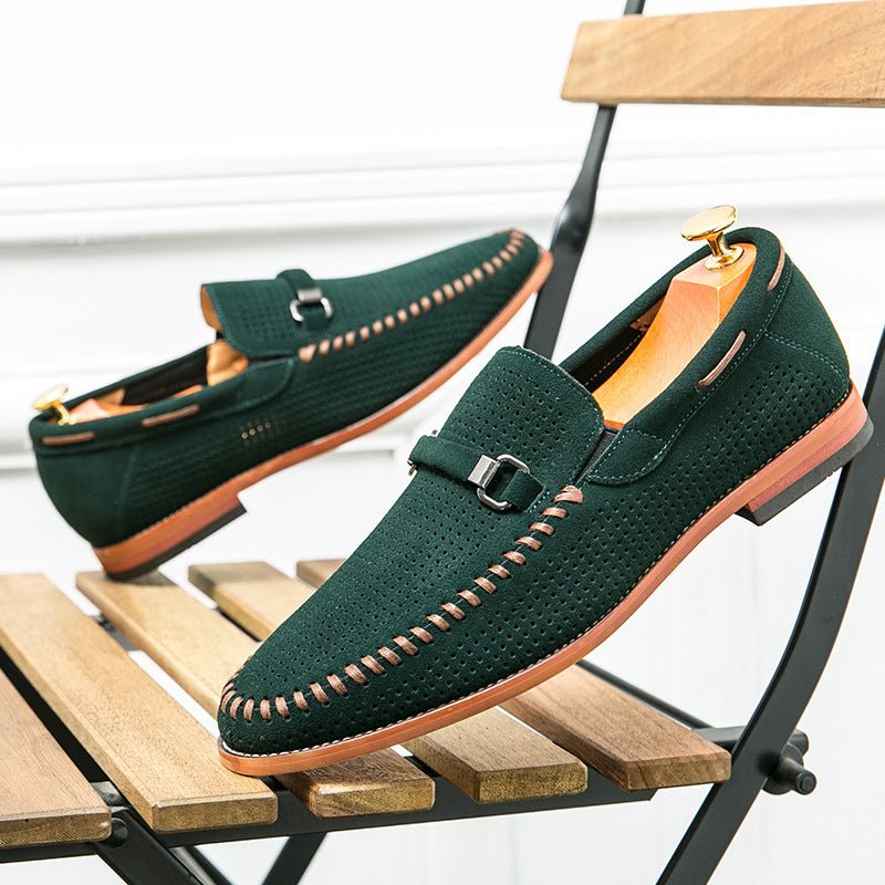 Chic Leather Loafers - Luxoria