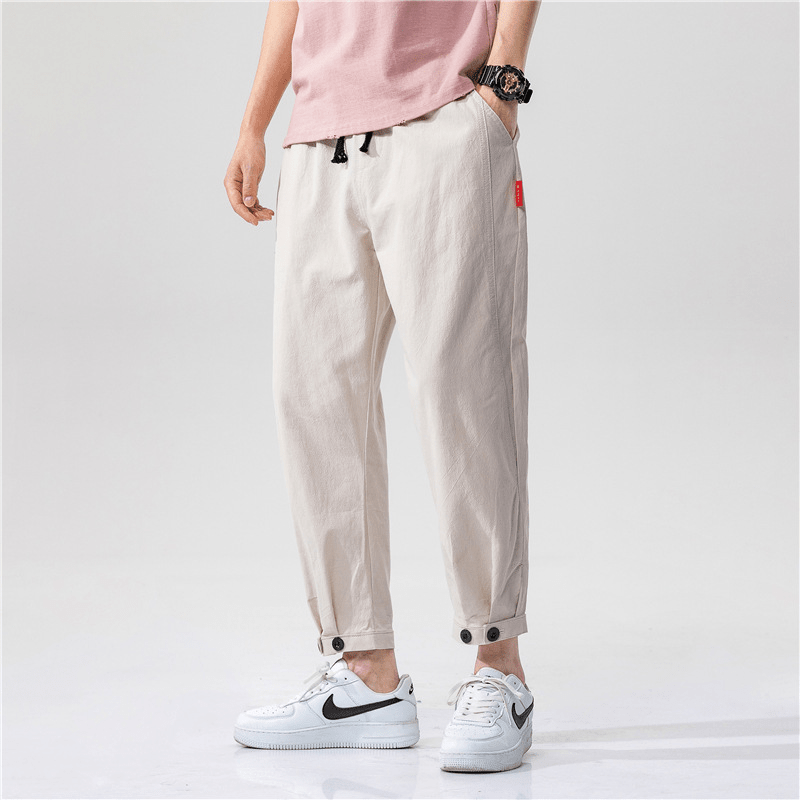 Elegant Linen Pants - Luxoria