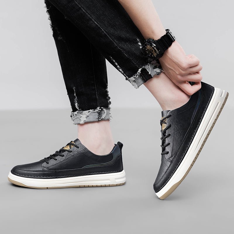 Classic Leather Sneakers - Luxoria