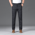 Business Check Pants - Luxoria