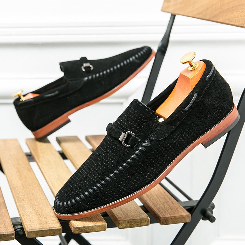 Chic Leather Loafers - Luxoria