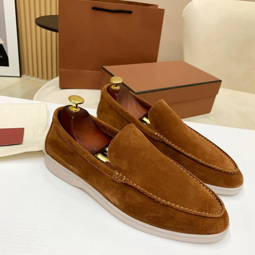 Classic Suede Loafers - Luxoria
