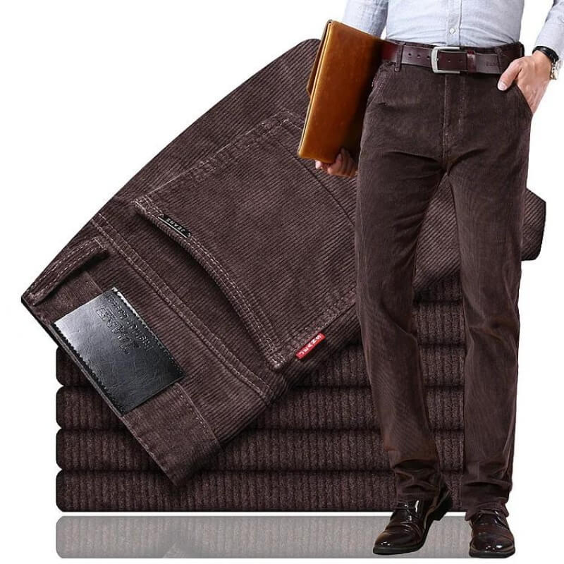 Elegant Corduroy Pants - Luxoria
