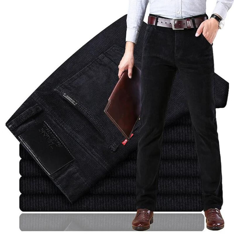 Elegant Corduroy Pants - Luxoria