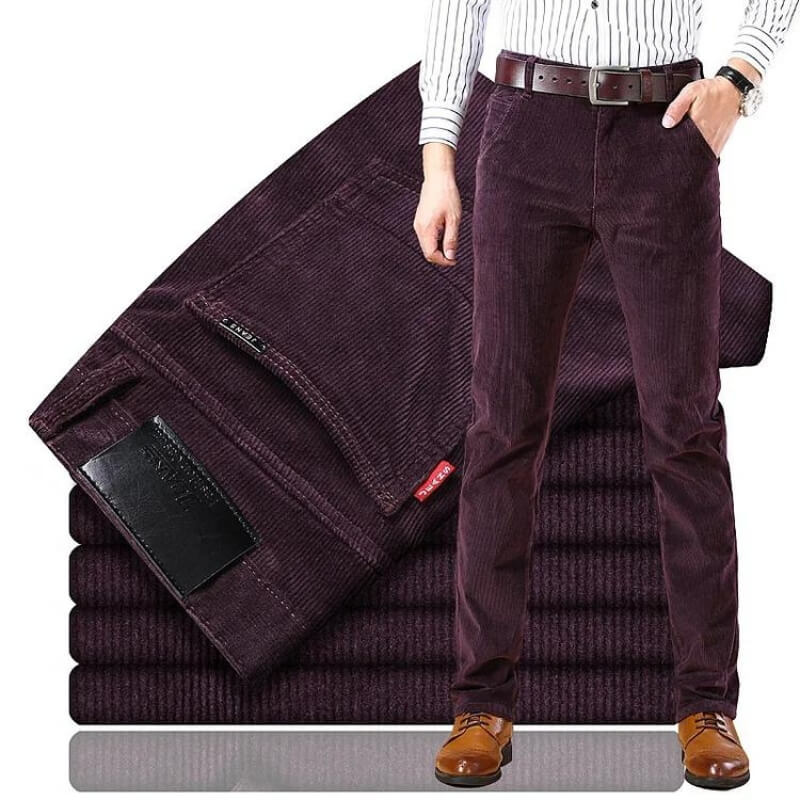 Elegant Corduroy Pants - Luxoria