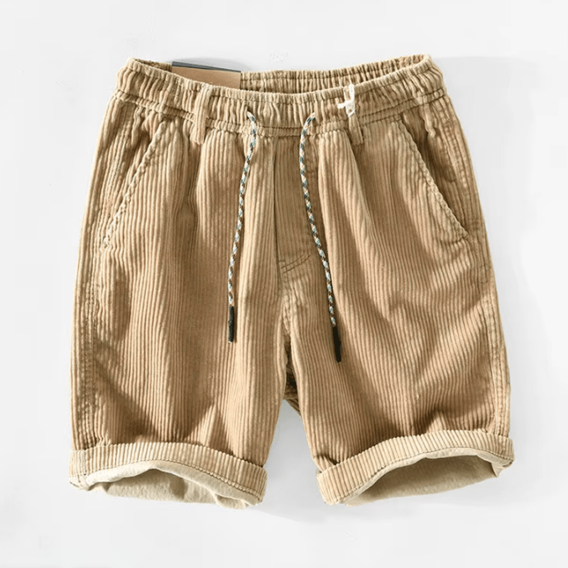 Elegant Corduroy Shorts - Luxoria